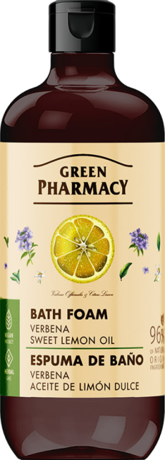 Pena do kúpeľa Green Pharmacy 500ml Verbena a sladký citrón
