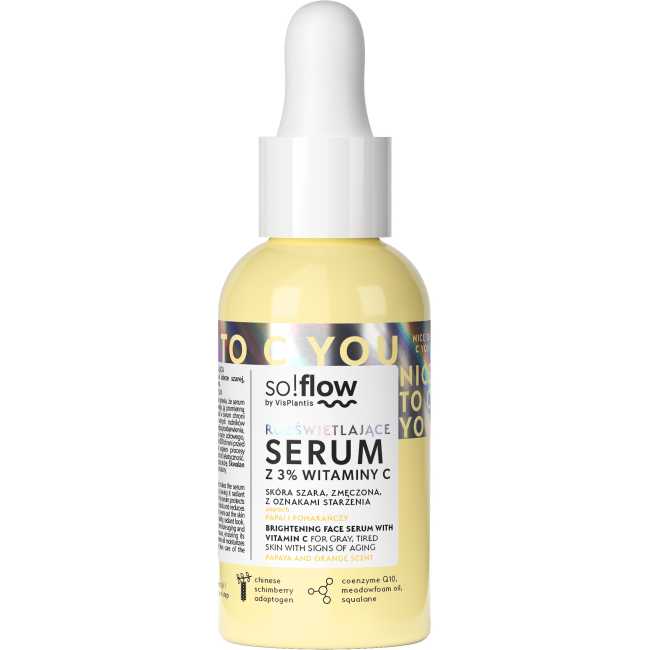 Rozjasňujúce olejové sérum na tvár 30 ml s vitamínom C