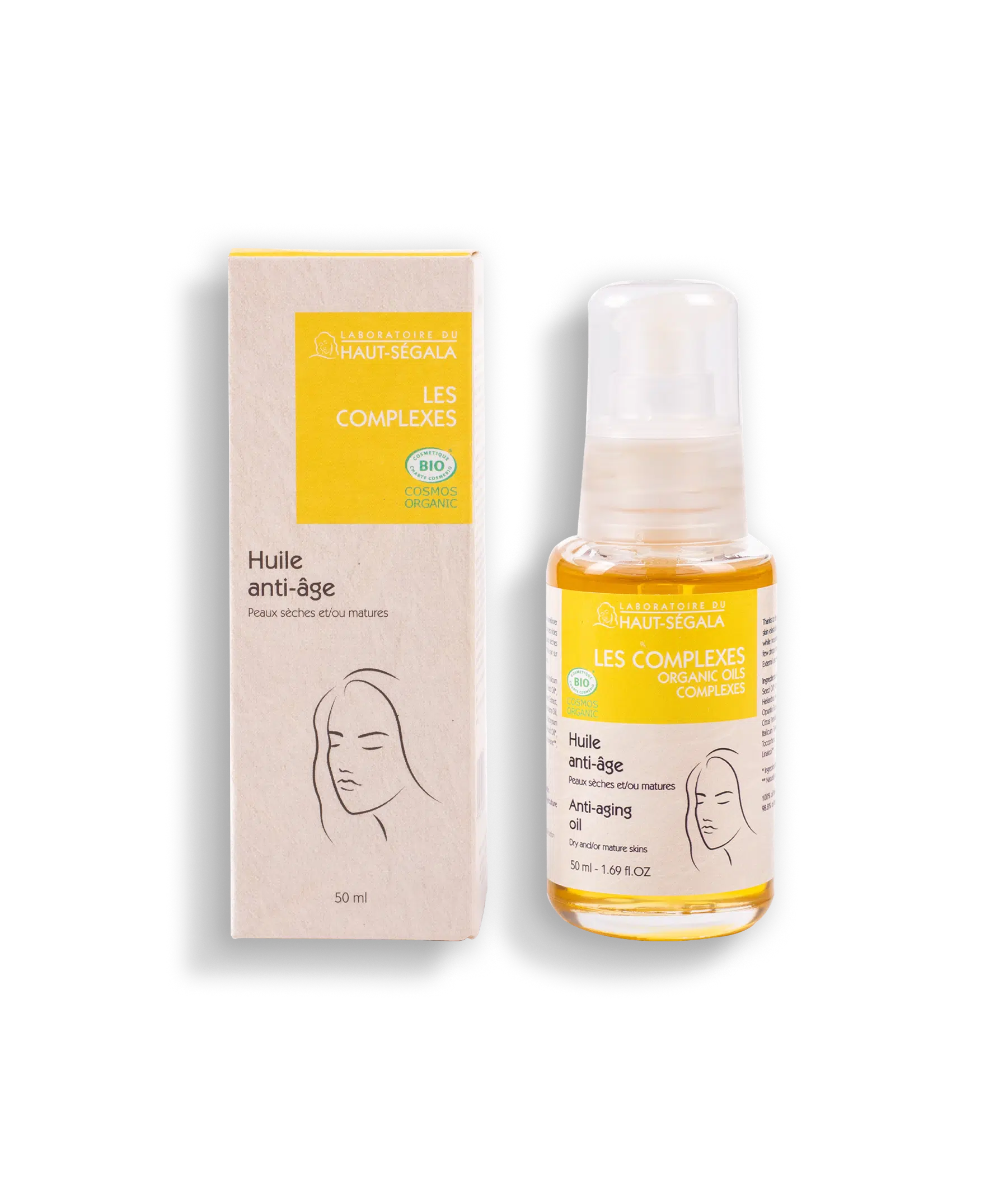 OLEJOVÝ KOMPLEX ANTI AGE BIO certifikovaný, 50ml