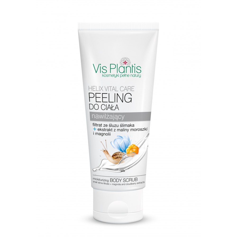 Telový peeling Vis Plantis 200 ml Hydratačný s filtrátom zo slimačieho slizu