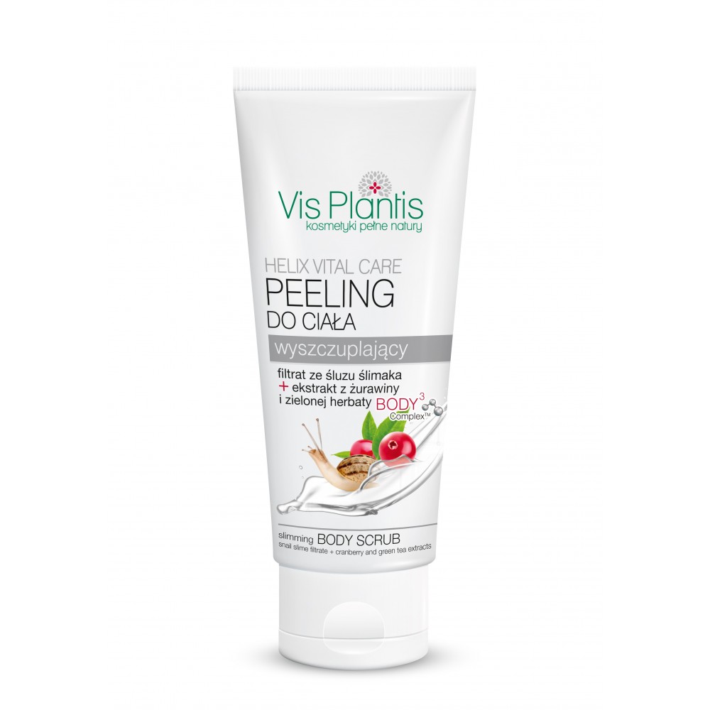 Telový peeling Vis Plantis 200 ml Zoštíhľujúci s filtrátom zo slimačieho slizu