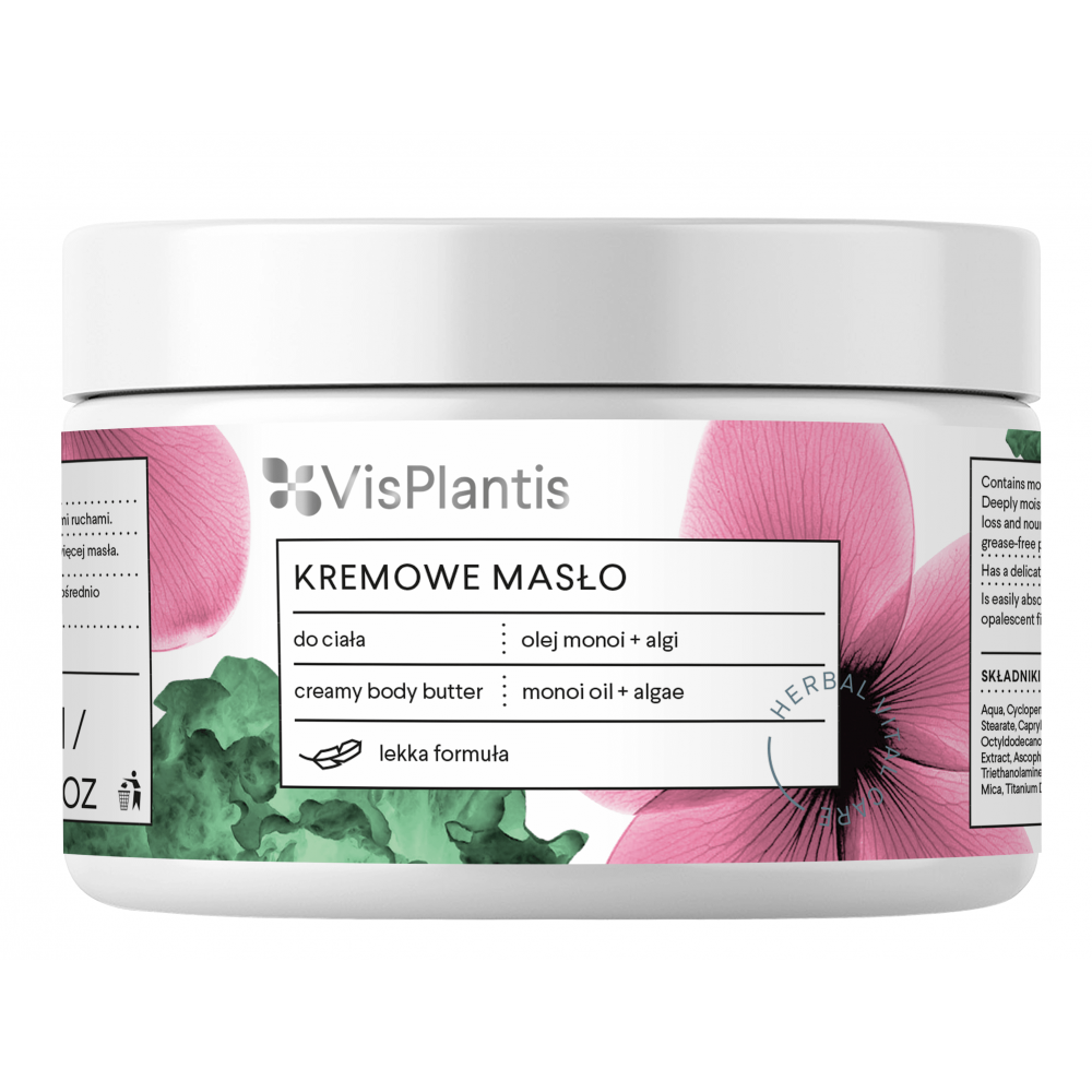 Telové maslo Vis Plantis 250 ml riasy+monoi olej