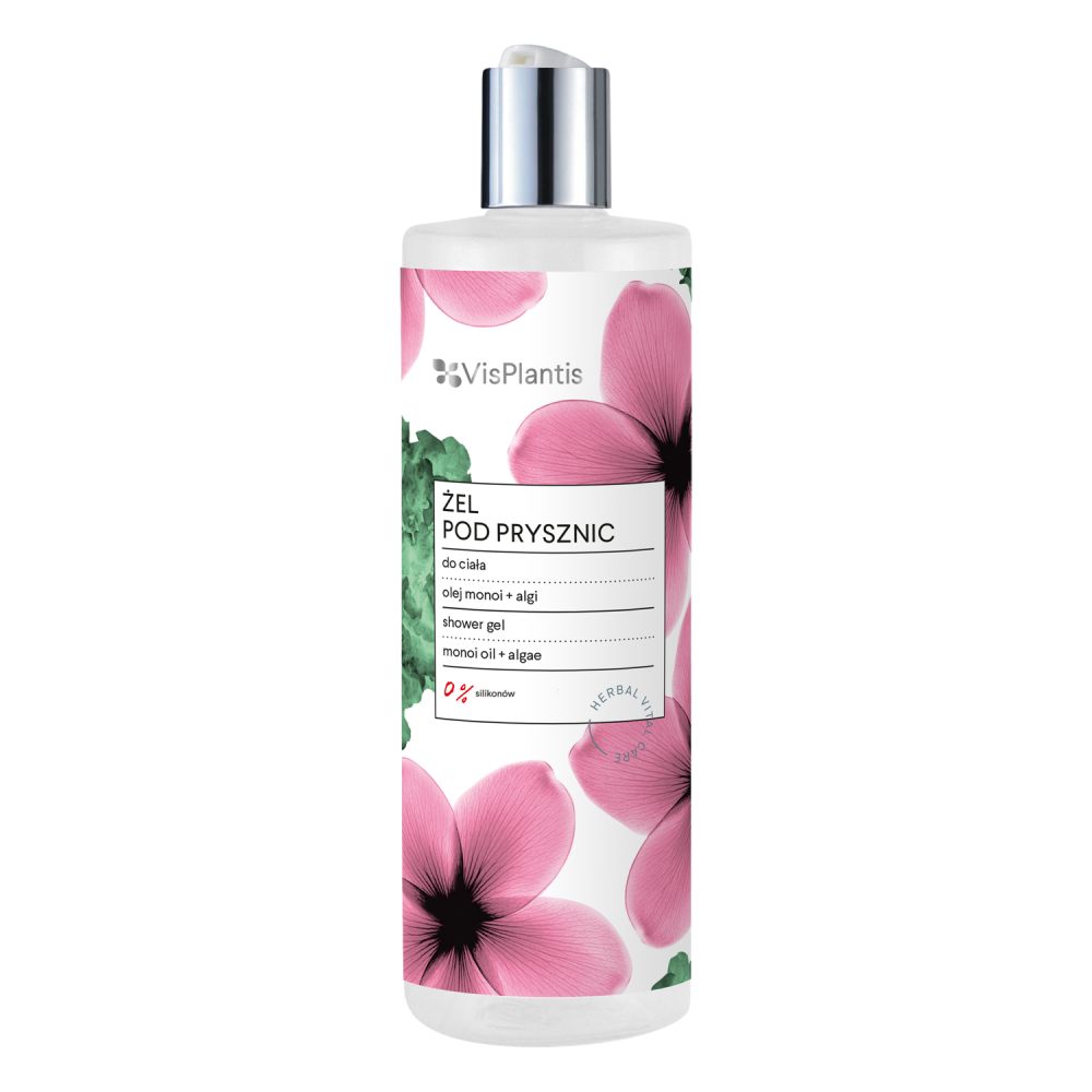 Sprchovací gél Vis Plantis 400 ml Monoi olej+Riasy