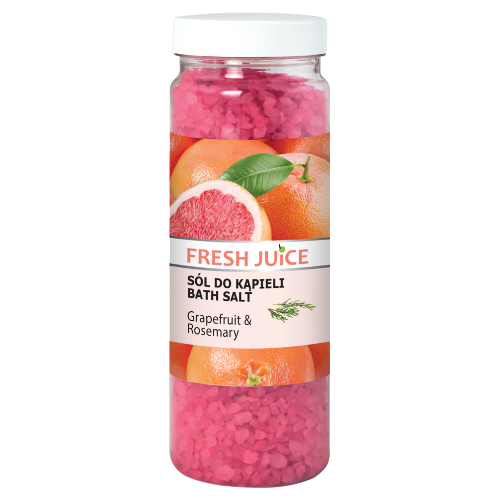 Soľ do kúpeľa Fresh Juice 700 g Grapefruit a Rozmarín