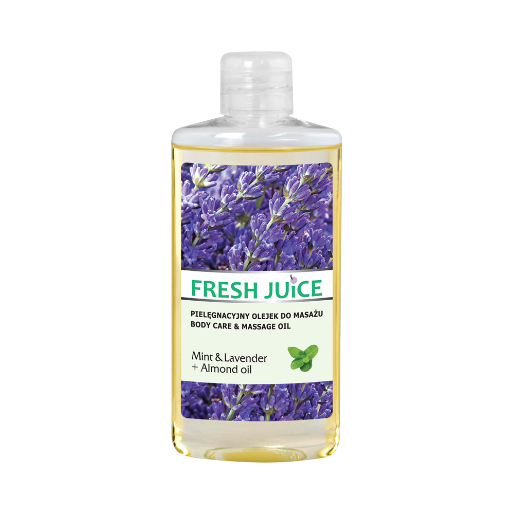 Masážny olej Fresh Juice 150ml Mentol, Levanduľa a Mandľový olej 
