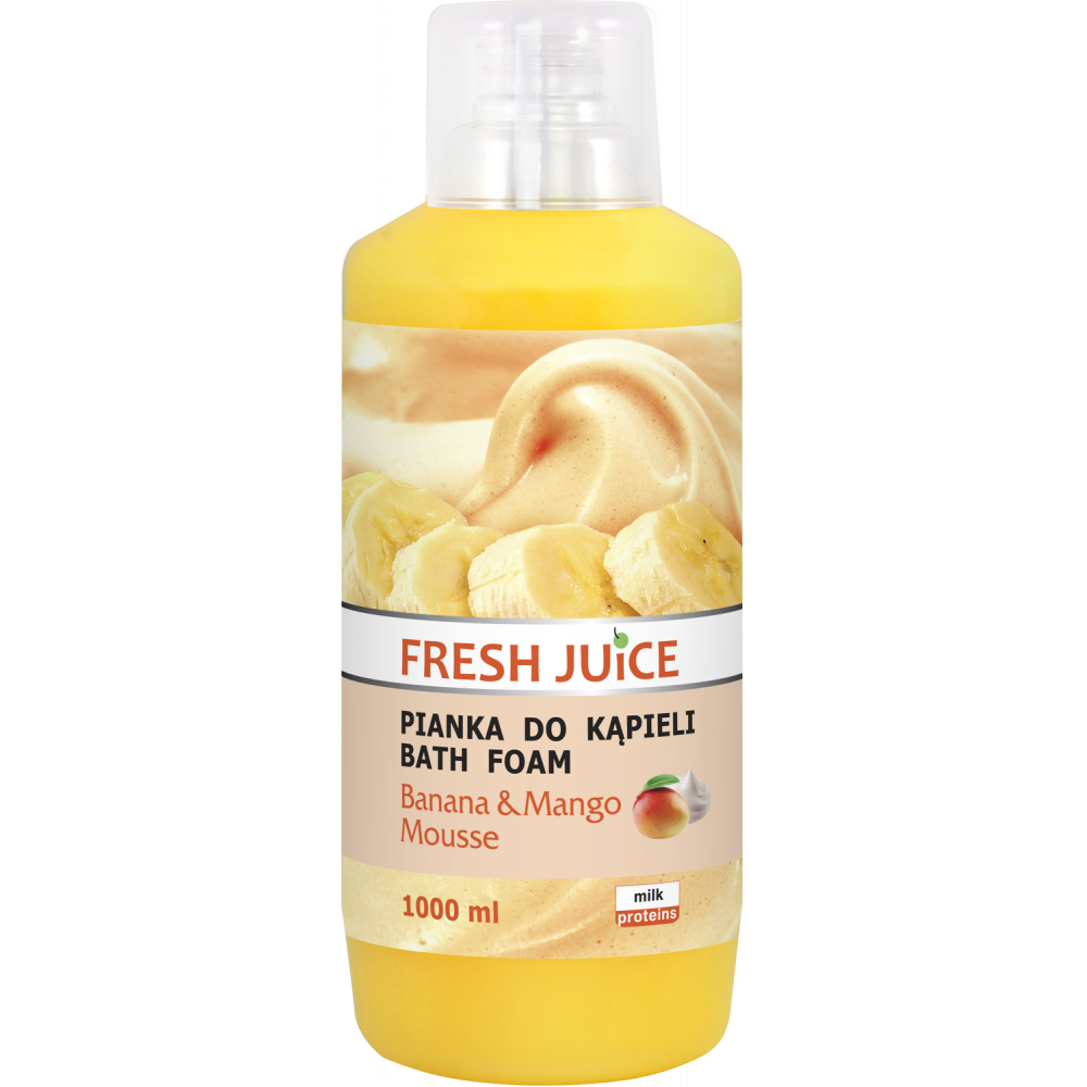 Pena do kúpeľa Fresh Juice 1000ml Banán a Mango