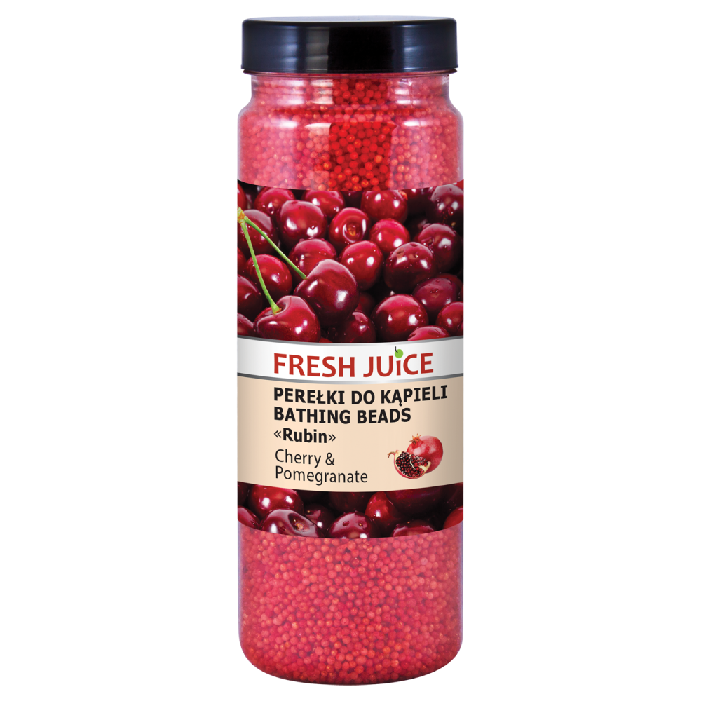Guličky do kúpeľa Fresh Juice 450g Čerešna a Granátove jablko