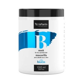 Maska Vis Plantis Professional 1000ml pre suché a tenké vlasy s biotinom