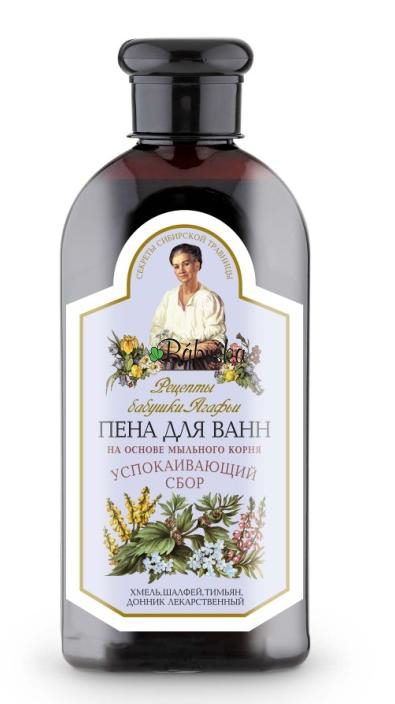 Pena do kúpeľa Babička Agafa 500ml Upokojujúca