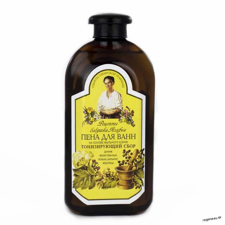 Pena do kúpeľa Babička Agafa 500ml Mydlica lekárska - tonizujúca