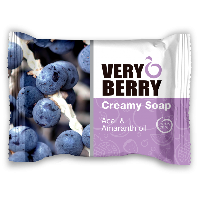 Mydlo krémové VERY BERRY s acai bobuľami a aramanthovým olejom