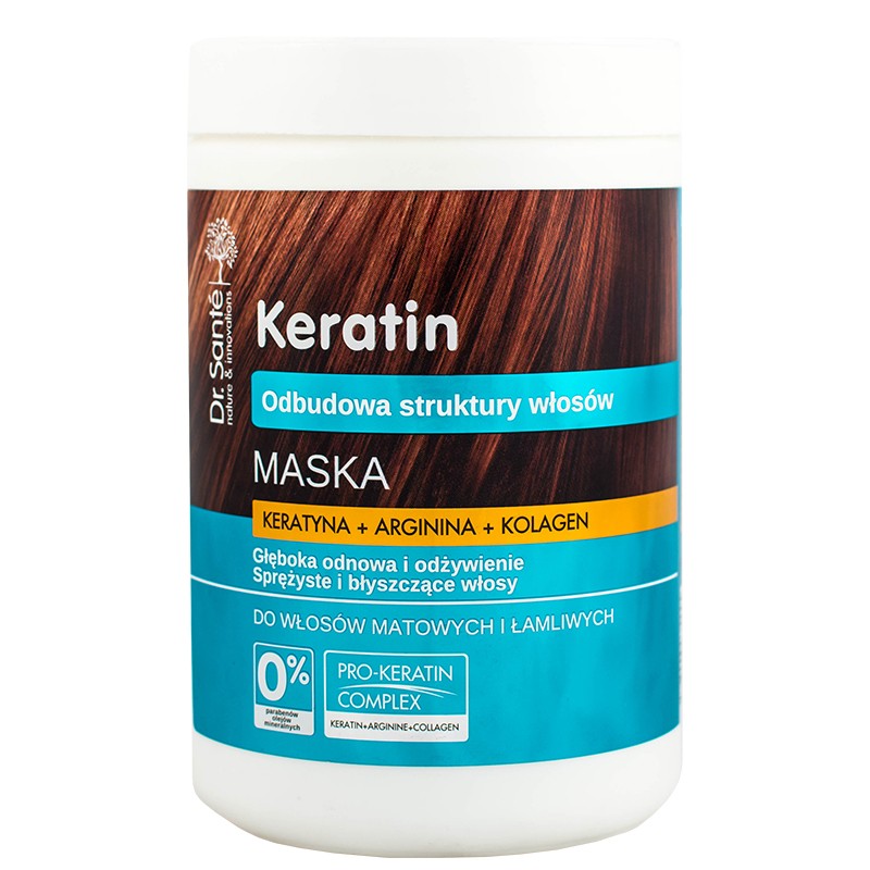Maska Dr.Santé 1000ml s keratínom, arginínom a kolagénom