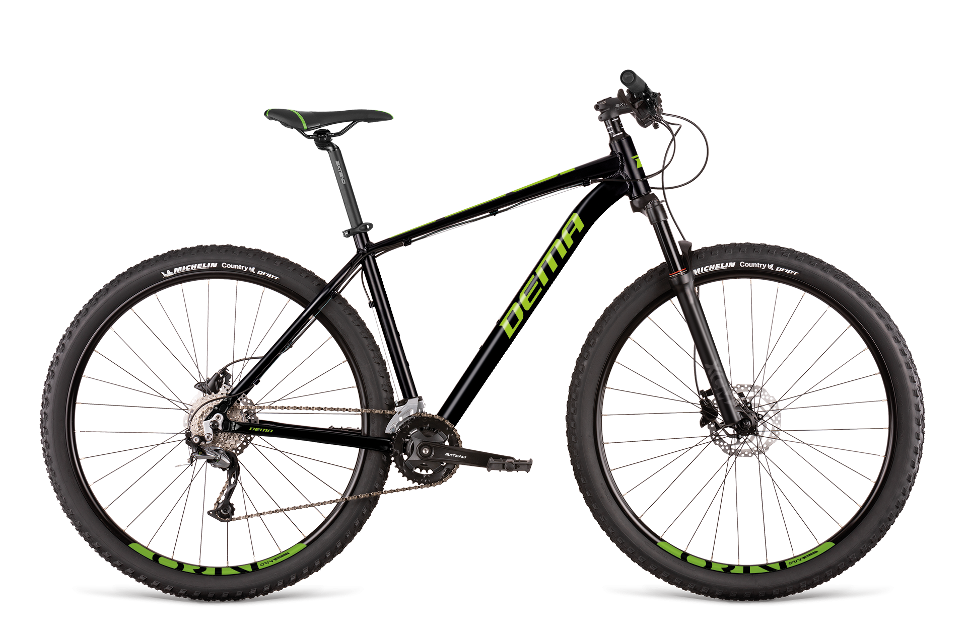 bicykle Dema ENERGY 3 LTD black-green XL2022