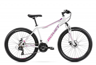 bicykel Romet JOLENE 6.2 bielo-ružový S  2022