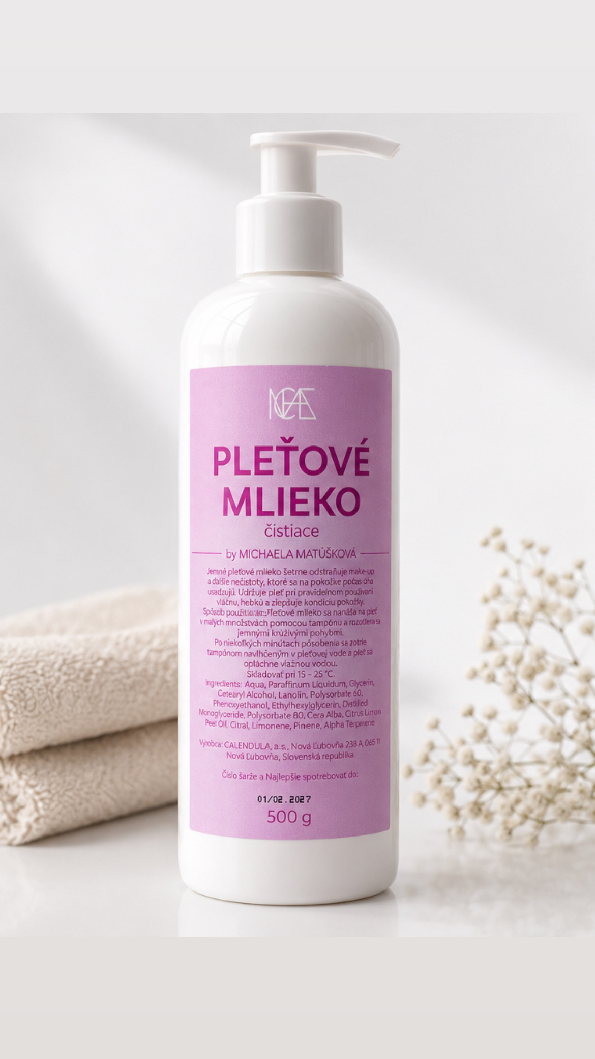 Čistiace mlieko By Michaela Matúšková 500g
