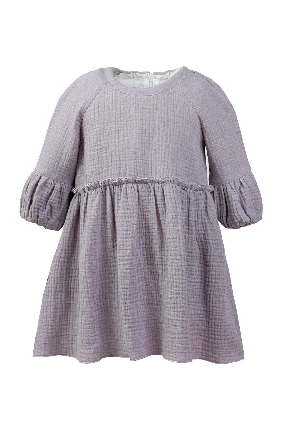 dievčenské mušelínové šaty ANA fialové