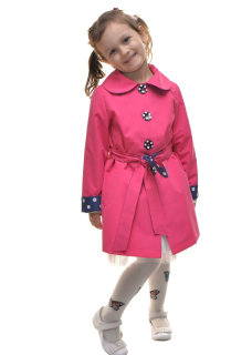 detský jarný kabát JULKA ružový