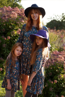 kvetinové šaty pre mamu a dcéru TULIA