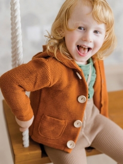 chlapčenský sveter s kapucňou FOREST