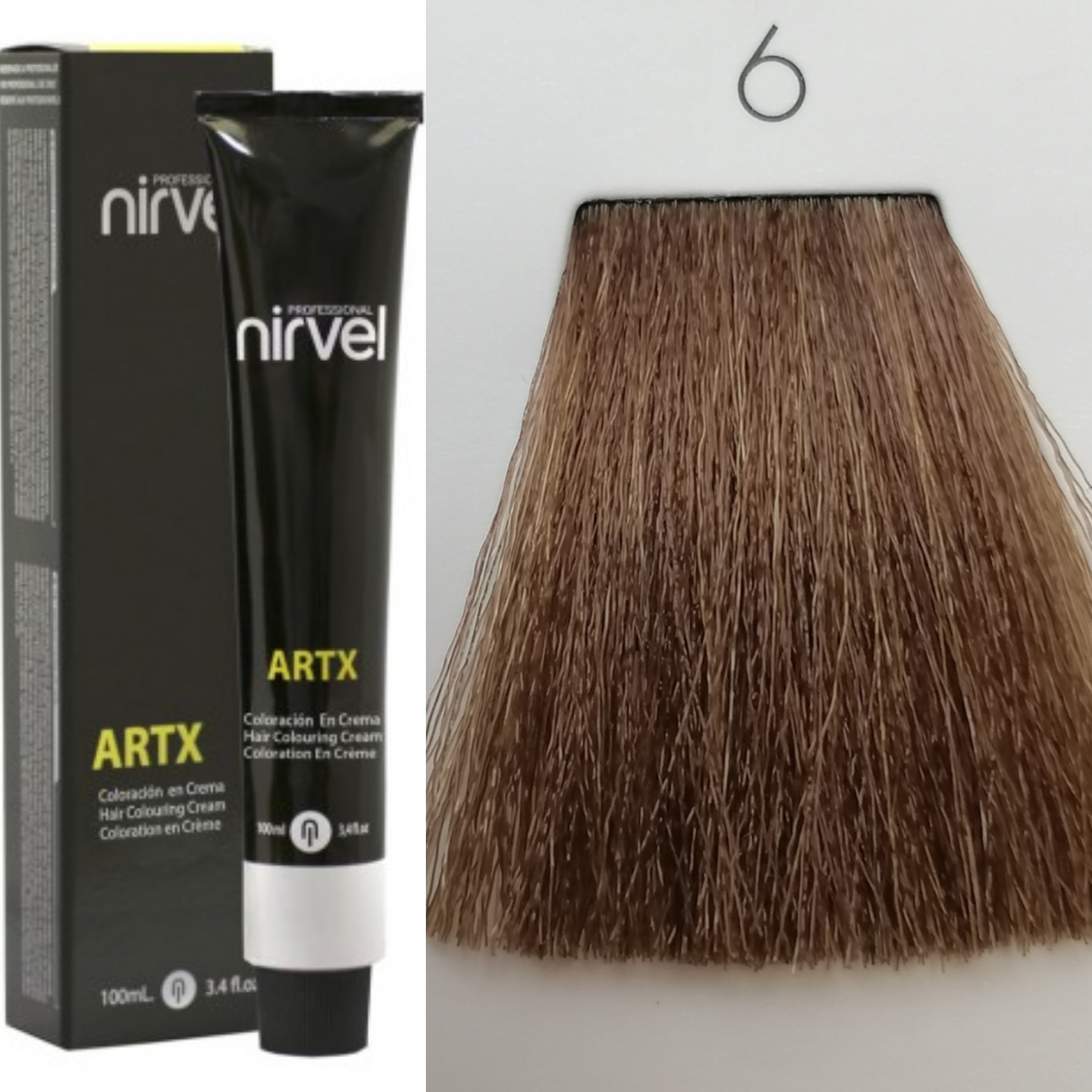 NIRVEL ARTX Farbiaci krém  na vlasy 6 tmavá blond (60ml)