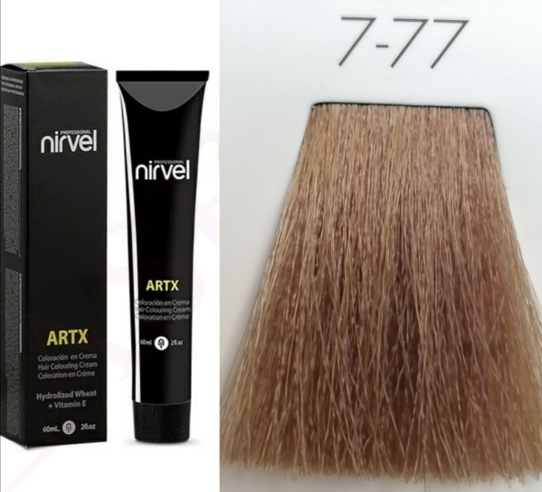 NIRVEL ARTX Farbiaci krém na vlasy  7.77 tabaková stredne blond (100ml)