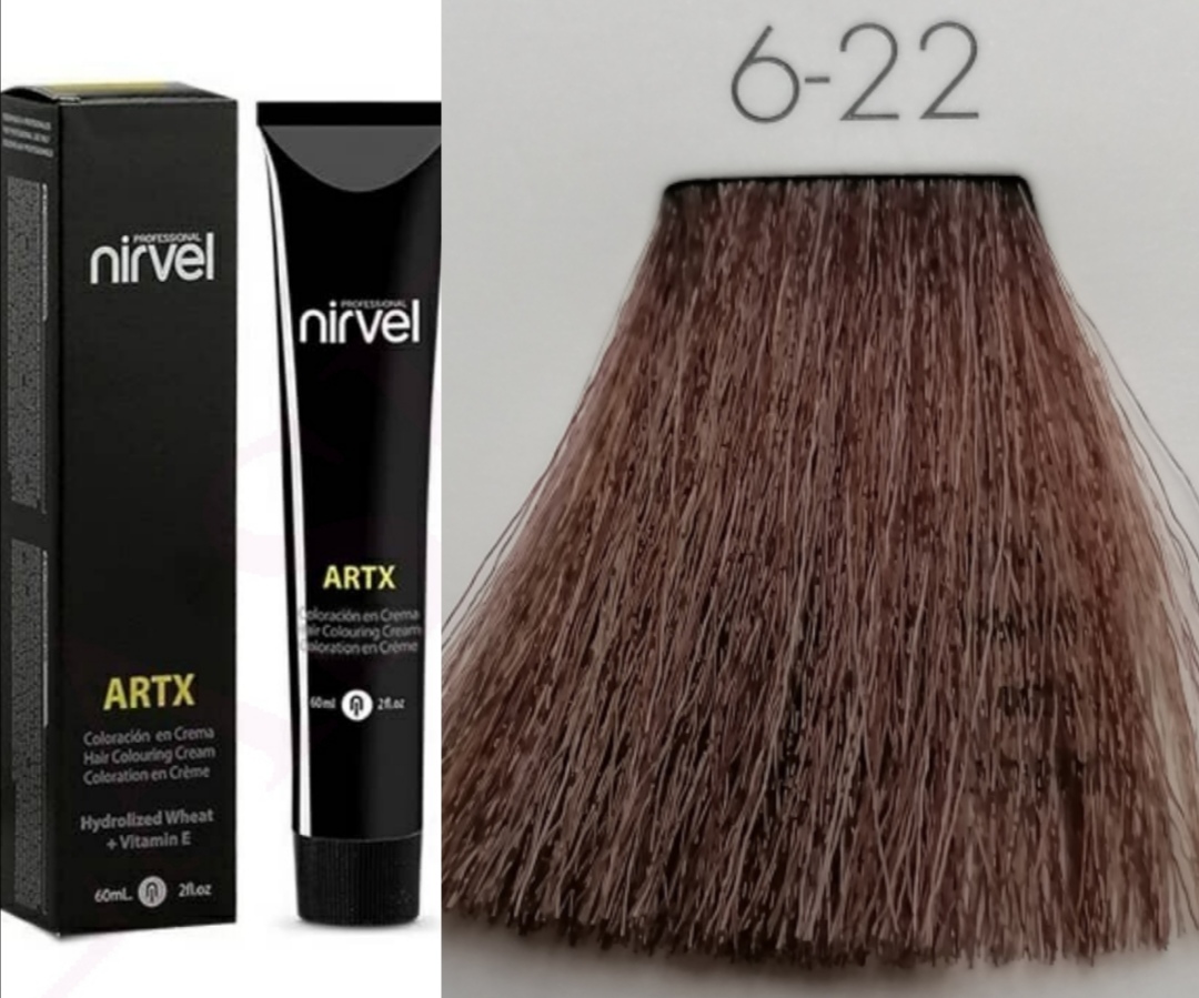 NIRVEL ARTX Farbiaci krém na vlasy   6.22 stredne dúhová blond (60ml)