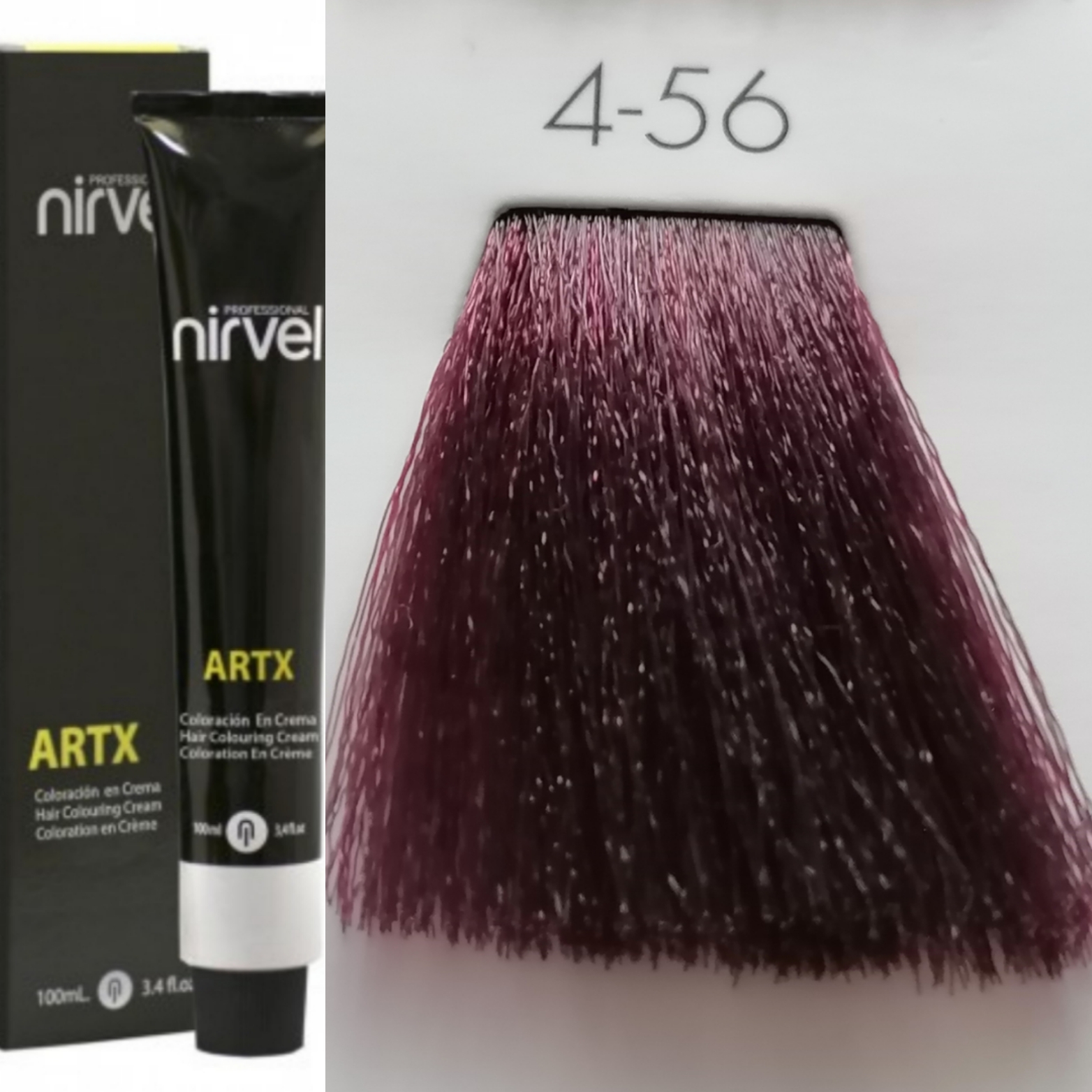 NIRVEL ARTX Farbiaci krém  na vlasy 4.56 burgundy médium (100ml)