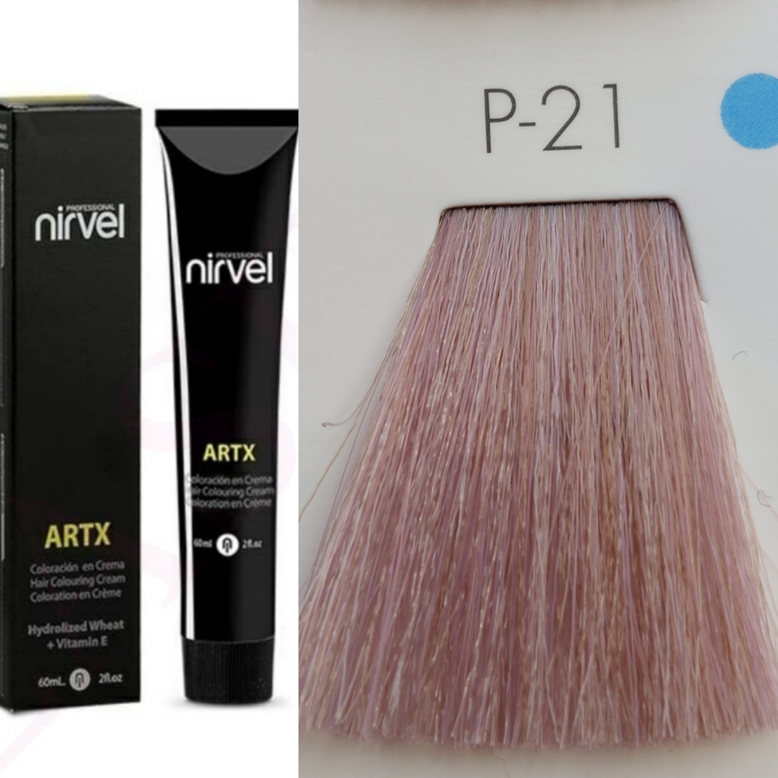 NIRVEL ARTX Farbiaci krém na vlasy P.21 Pastel  Sand (100ml)