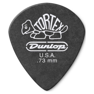 Dunlop 482R 0.73 Tortex Black Jazz Sharp