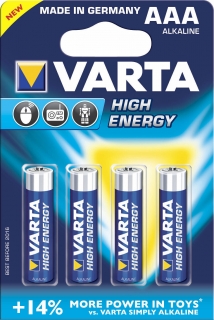 Varta LR03 High Energy 4 Pack