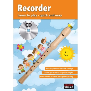 Cascha Recorder Learn To Play Quick And Easy
