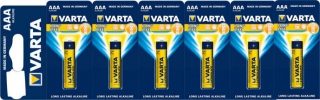 Varta LR03 Longlife Extra Singles 6 Pack