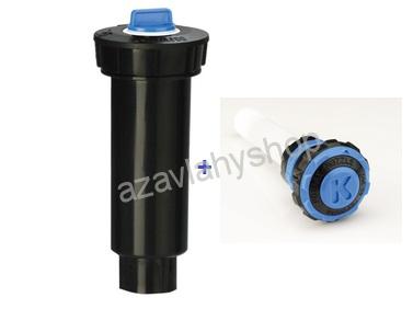 Výsuvný postřikovač K-RAIN se zpětným ventilem Rotary Combo s rot.tryskou RN-200-90°-210°