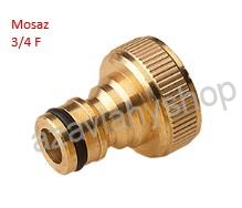 Mosazný hadicový adaptér s 3/4´´ vnitřním závitem