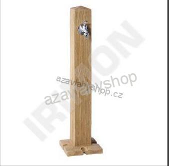 Zahradní sloupek imitace dřevo WOOD