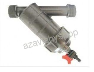 Sítový filtr plastový 6/4"  s vypouštěním,  120 mesh, PN 8