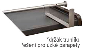 Držáky na truhlíky pro rozpěrnou zábranu 20mm, 170/70