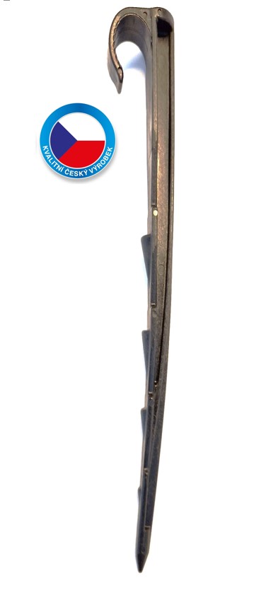 Zemní úchyt pro kapkovací potrubí 16mm a 17 mm délka 18 cm