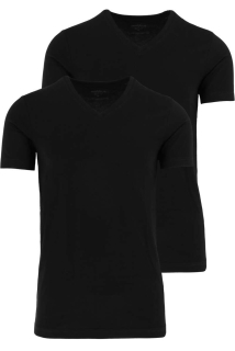 Tričko V čierna 2-pack Marvelis