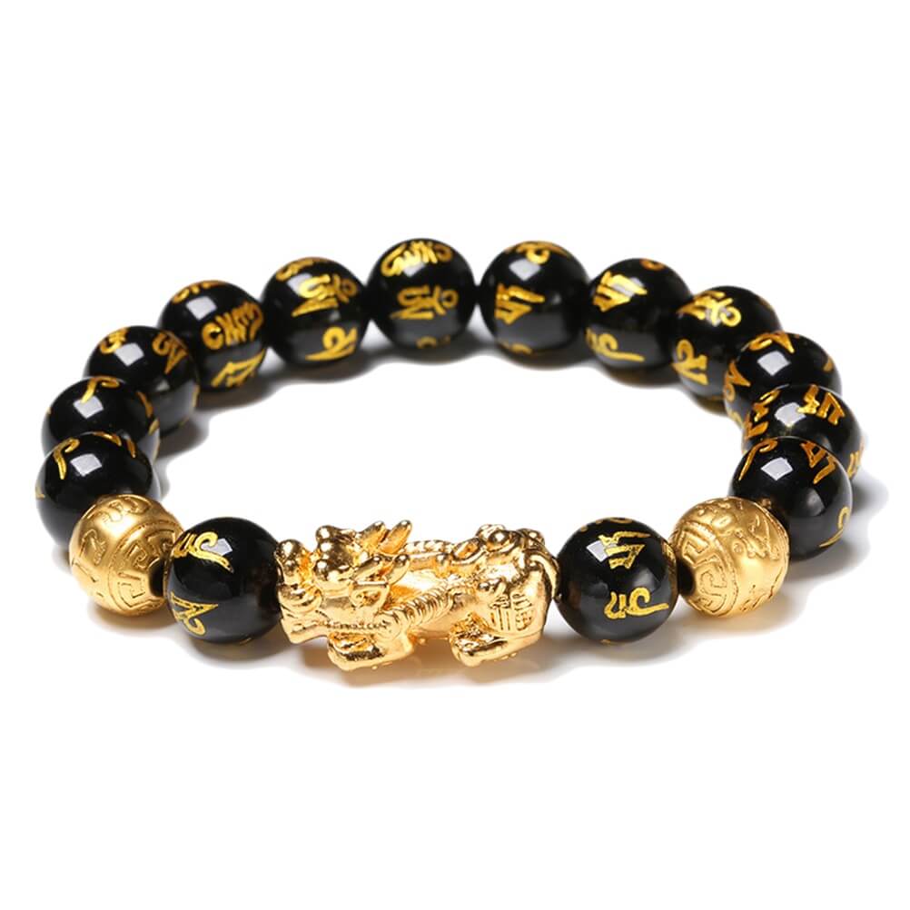 Feng Shui náramok obsidián