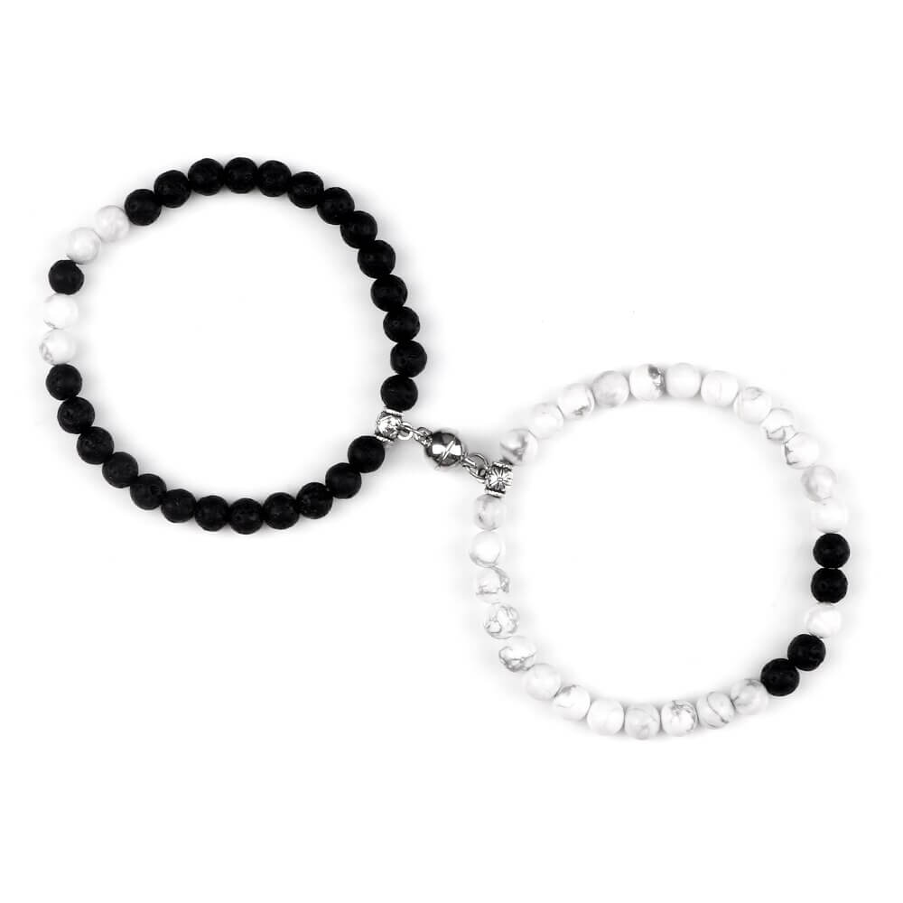 Couple náramky Yin Yang s magnetom