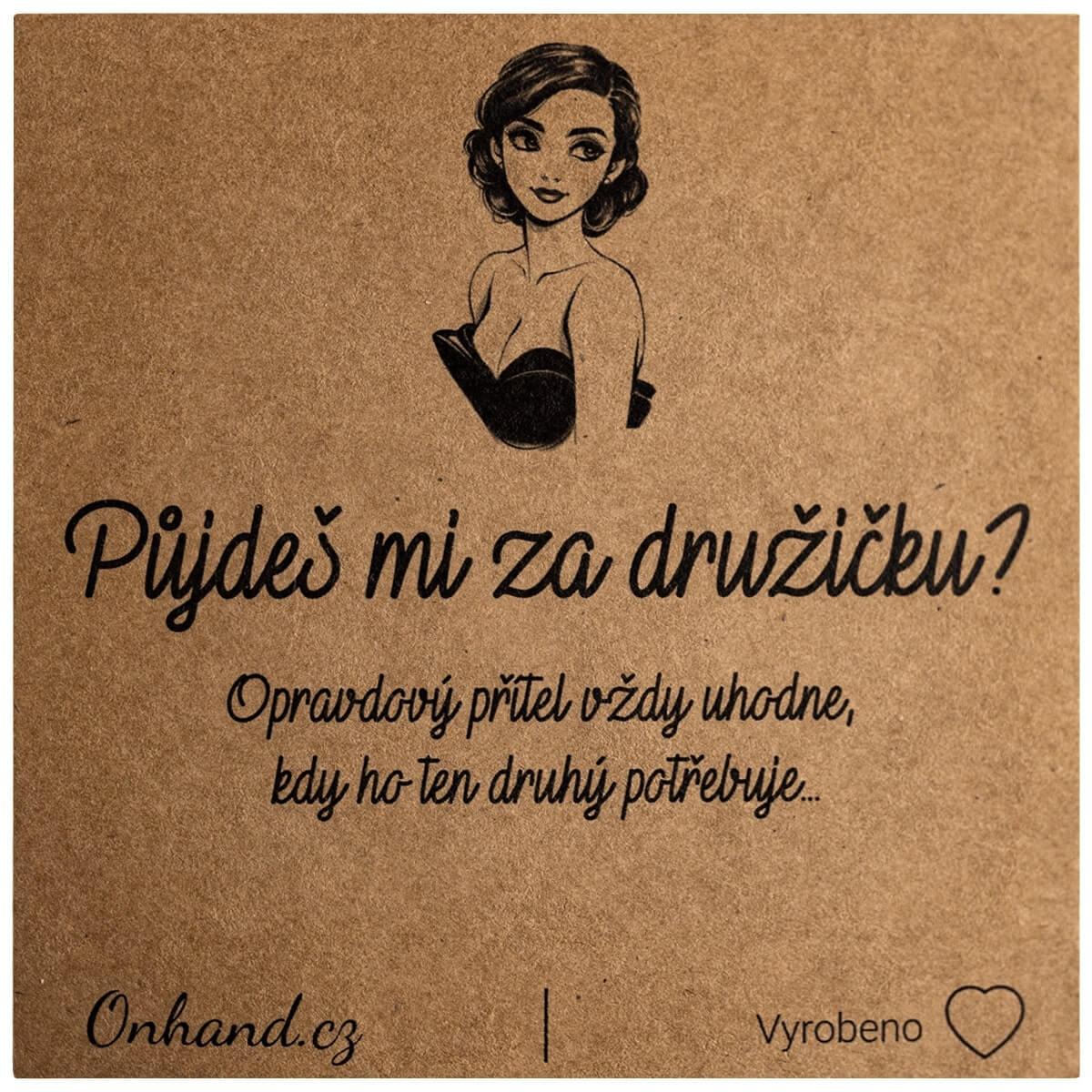 Darčeková karta Pôjdeš mi za družičku?
