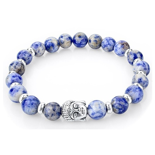 Náramok BUDDHA z kameňov lapis lazuli