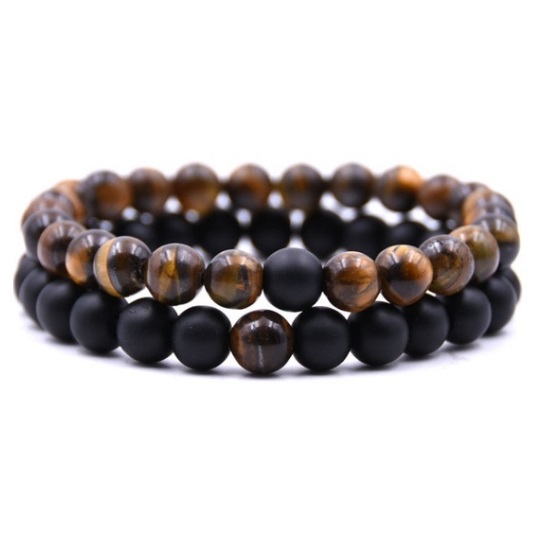 Náramok pre páry tiger eye