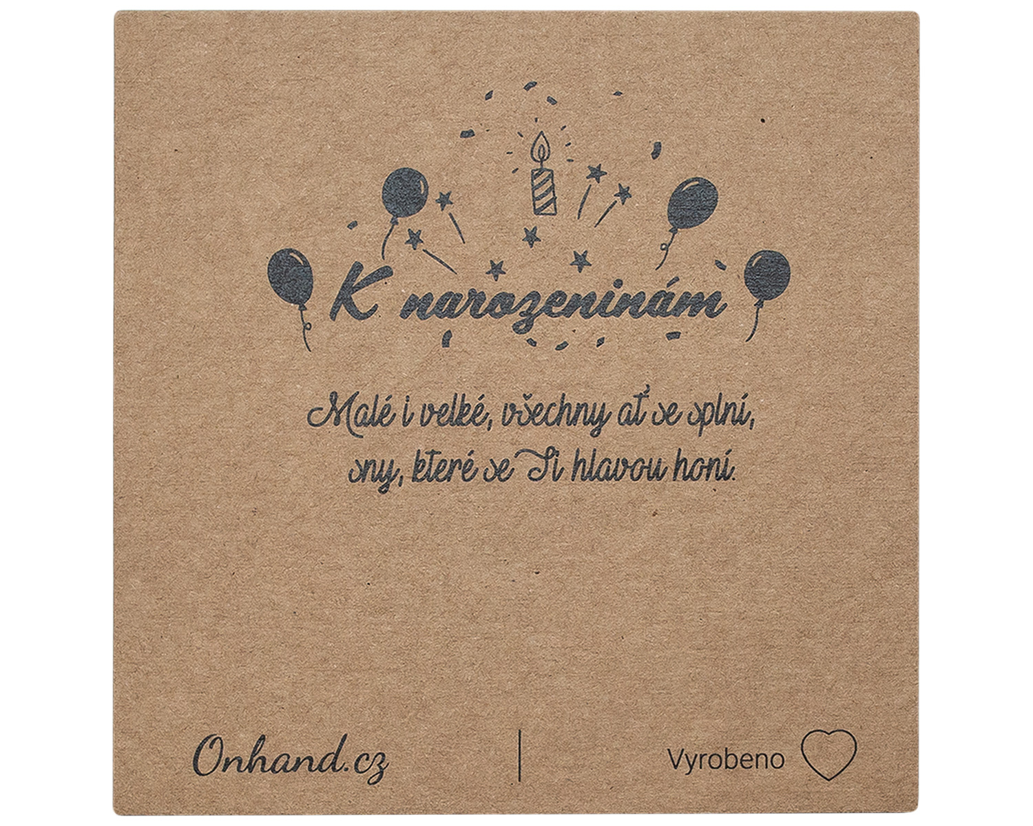Darčeková karta k narodeninám