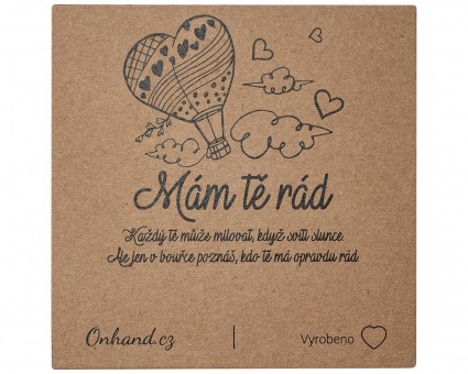Darčeková karta mam te rád