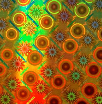 Hologram ORIGINAL (tapeta) 25x15mm, koliečko 23mm