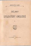 Dejiny Anglickej literatúry  I, II, III.