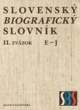 Slovenský biografický slovník  II zväzok  E-J