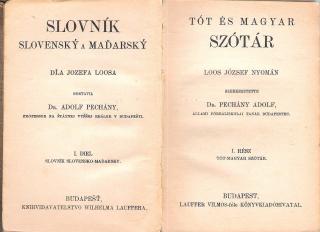 Slovník Slovensko-maďarský a Maďarsko-slovenský  /1906/